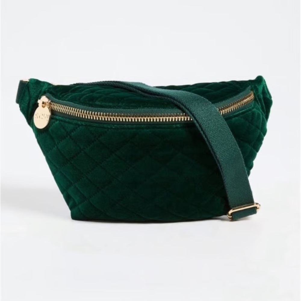 Stoney Clover Lane Elegant Green Quilted Women Fanny